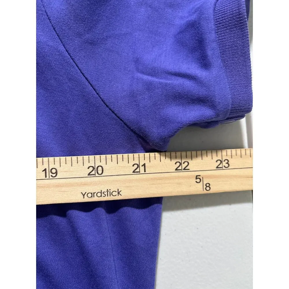 Polo Ralph Lauren Men's Size Large Purple Cotton Casual Short Sleeves Polo Shirt